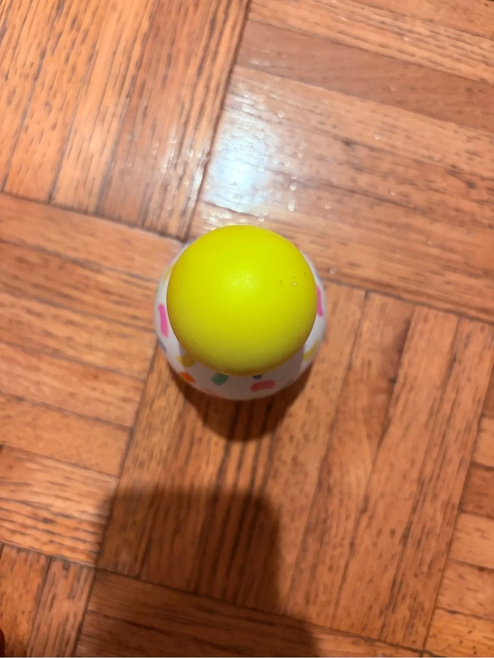 Lovevery Yellow Wobbler Toy *Like New*